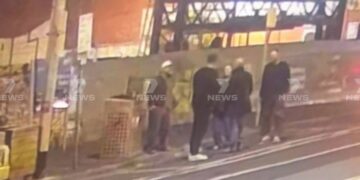 CCTV footage still of Sydney Swans coach Dean Cox obtained by 7 News