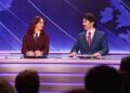 Ania Magliano and Paddy Young on Saturday Night Live UK
