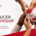 Screen Producers Australia Producer Fellowship artwork showing hands around a globe.