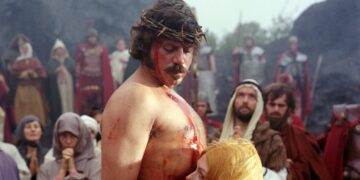 A scene from Ken Russell's The Devils, restored in 4K.