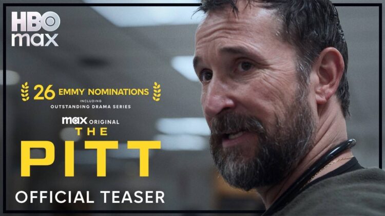 Noah Wyle in The Pitt season three teaser artwork for HBO Max