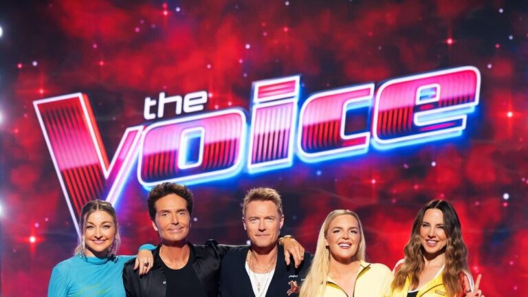 The Voice 2026 coaches Tones And I, Richard Marx, Ronan Keating, Melanie C and Kate Miller-Heidke