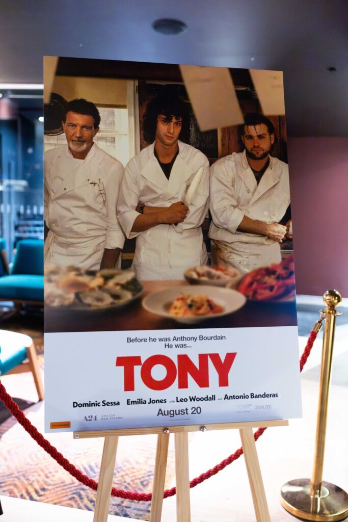 TONY preview screening signage at Event Cinemas George Street in Sydney