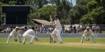 Australian Test cricket action ahead of the Top End Series in Mackay.