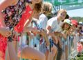 Young audience members at Trop Jr