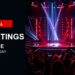 TV Central ratings image with a broadcast stage and microphone for The Voice on Monday.