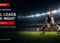 TV Central ratings image with a dramatic AFL stadium at night for Friday ratings.