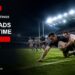 TV Central ratings image with a dramatic rugby league stadium at night for Saturday ratings.