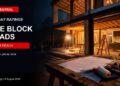 TV Central ratings image with a realistic renovation site at night for The Block Sunday ratings.