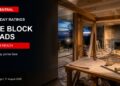 TV Central ratings image with a realistic home renovation site at dusk for The Block ratings.