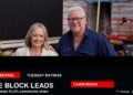 TV ratings image for Tuesday 25 August 2026 featuring The Block publicity image with The Block leads overlay.