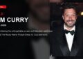 Vale Tim Curry feature image with a portrait of the actor.