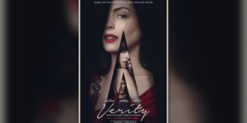 Official poster artwork for Verity starring Anne Hathaway, Dakota Johnson and Josh Hartnett