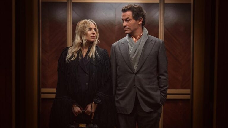 Sienna Miller and Dominic West in the HBO and Sky Original drama series War.