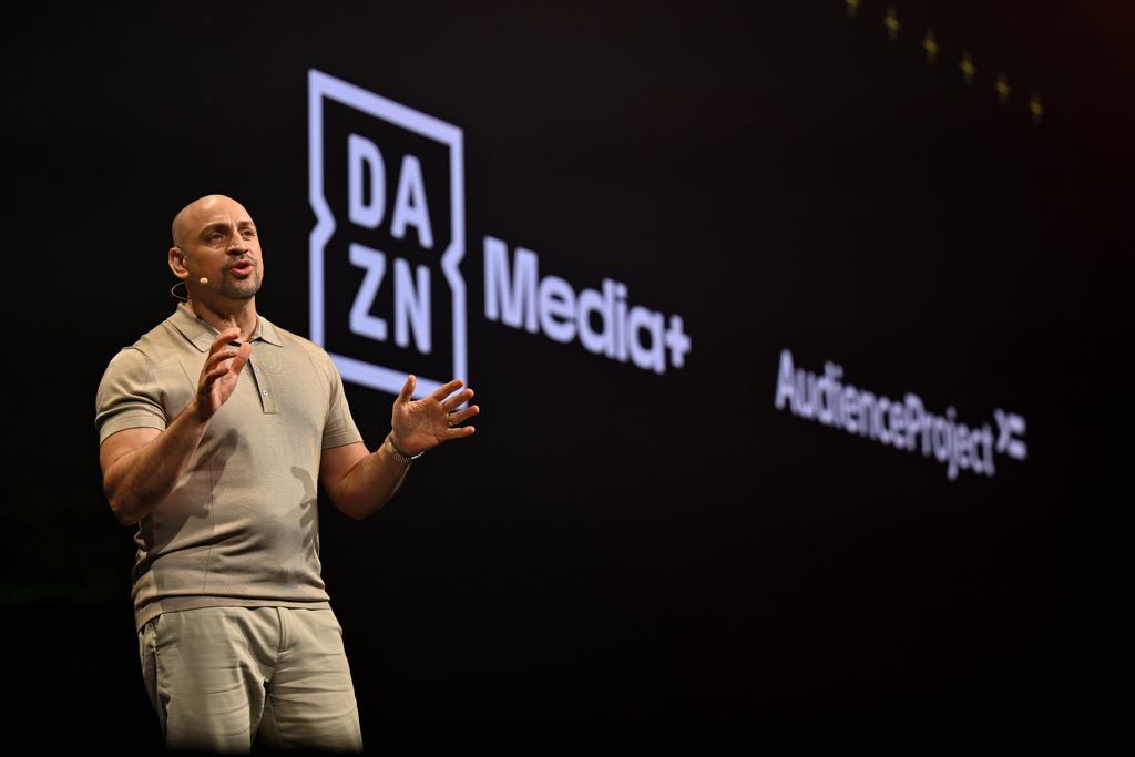 Nev Hasan at Foxtel Media's 2027 Upfront event