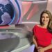 Catalina Flórez in the SBS World News studio