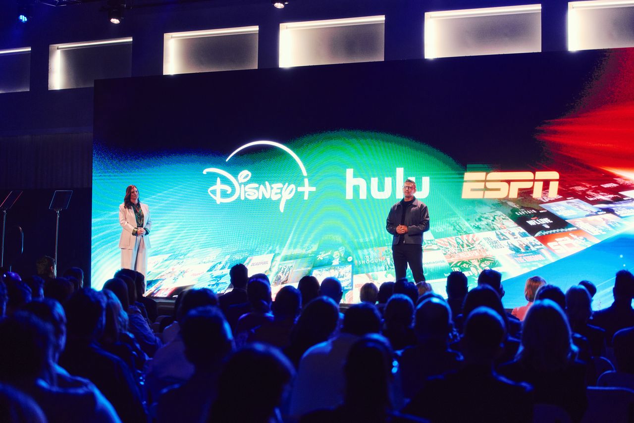 Dana McGraw and Josh Mattison at the Disney Advertising ANZ Upfront 2026