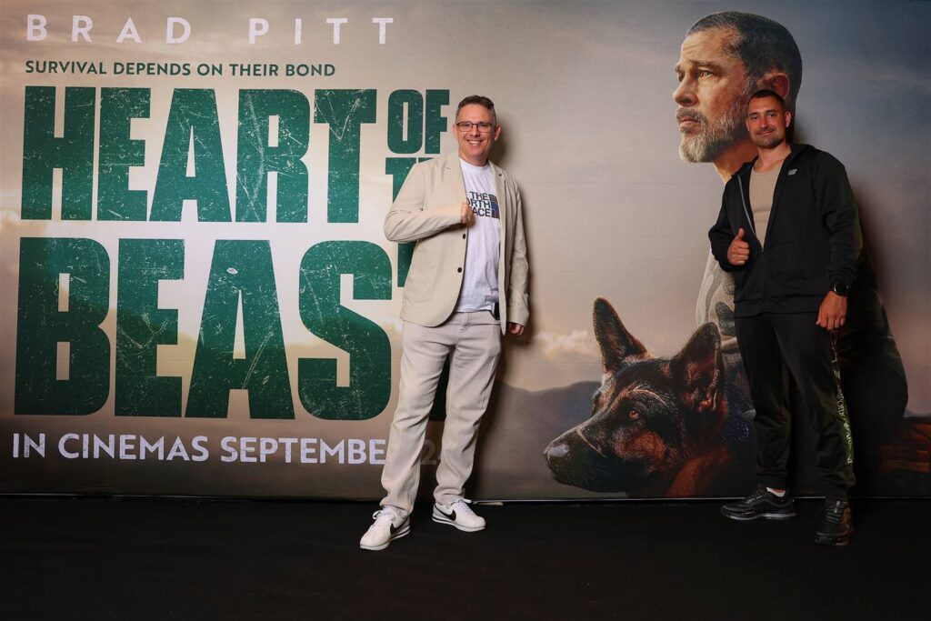 Aaron Ryan and Zak at the Heart of the Beast preview screening in Perth