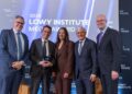 ABC journalist Stephen Dziedzic at the Lowy Institute Media Award ceremony