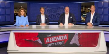 The Agenda Setters panel on Channel 7