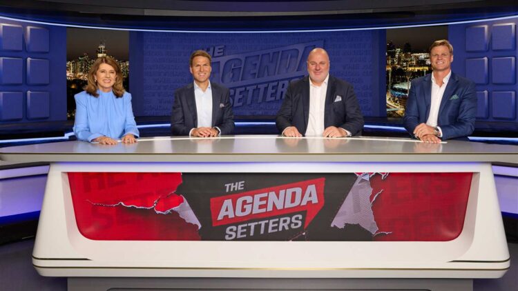 The Agenda Setters AFL panel on Channel 7