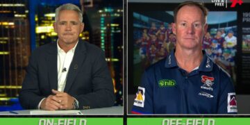 Justin Holbrook speaks on The Agenda Setters Rugby League on Channel 7