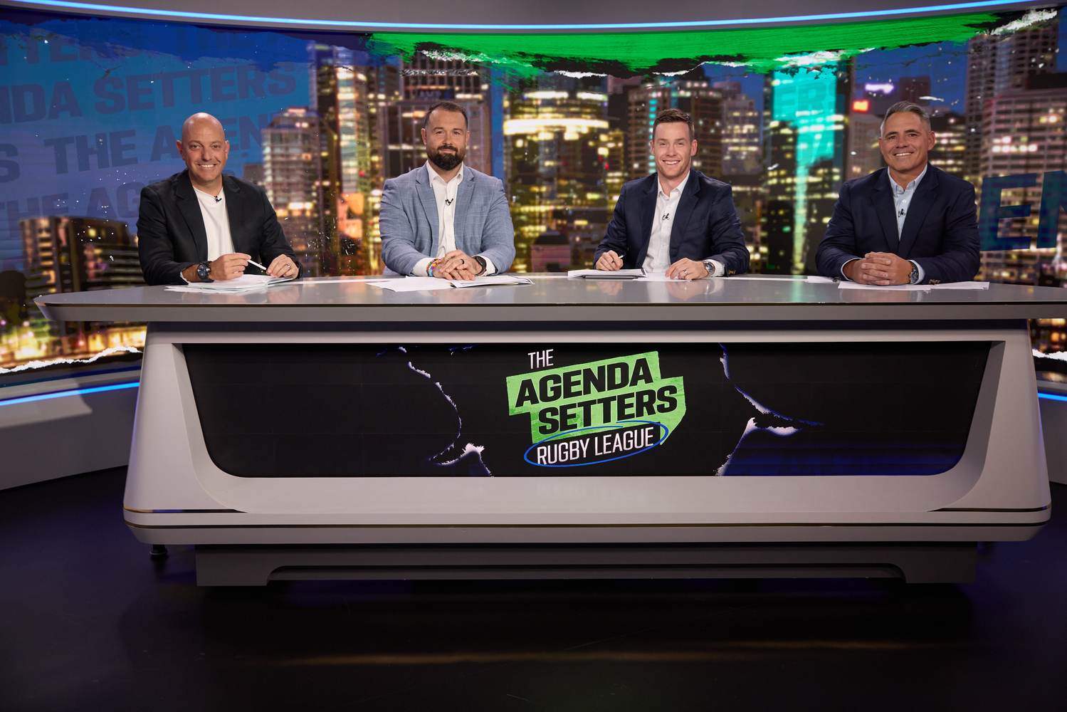 The Agenda Setters Rugby League panel on Channel 7