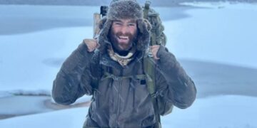 Alone Australia Season 4 winner Trent Fenton in the Arctic Circle