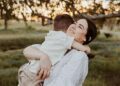 Molly Ticehurst with her young son