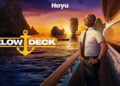 Captain Kerry Titheradge aboard a yacht in the Below Deck Season 13 artwork