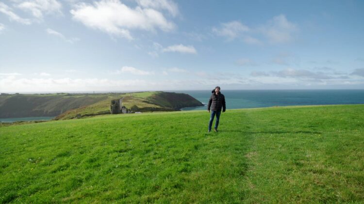 Colin Fassnidge on the Irish coast for Better Homes and Gardens