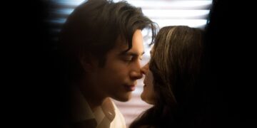 Hudson Williams and Carrie-Anne Moss in Yaga on BINGE
