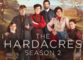 The Hardacre family in the official artwork for The Hardacres season two on BritBox.
