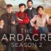 The Hardacre family in the official artwork for The Hardacres season two on BritBox.