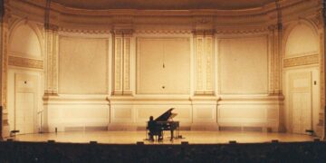 Cameron Winter performs at Carnegie Hall in the MUBI concert film