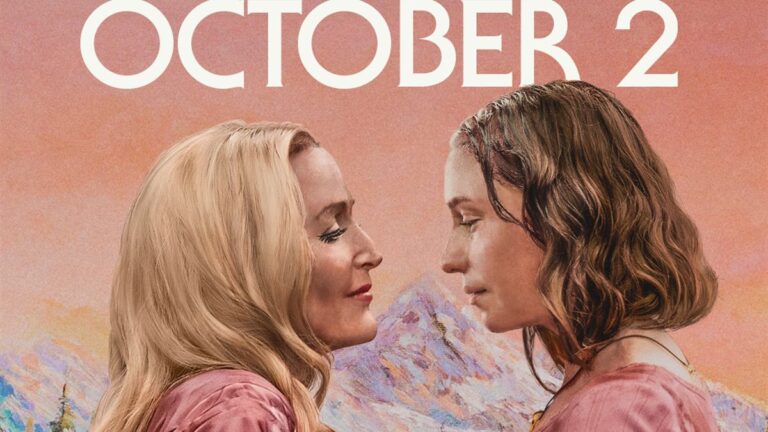 Gillian Anderson and Hannah Einbinder in Teenage Sex and Death at Camp Miasma