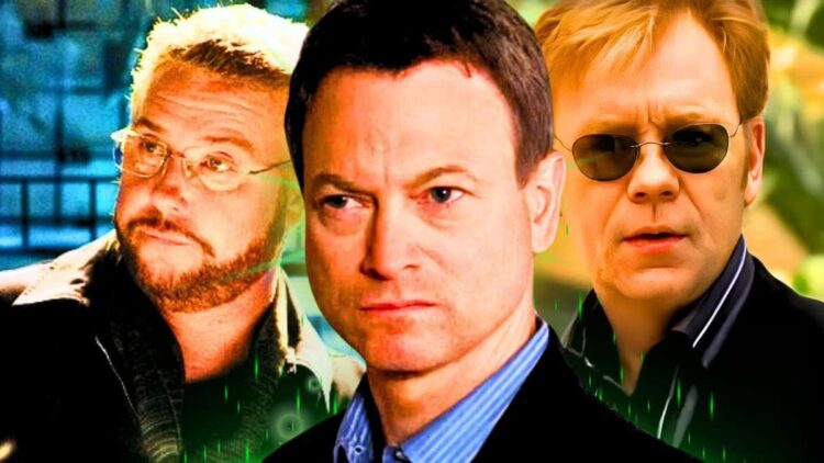 William Petersen, Gary Sinise and David Caruso from the CSI television franchise