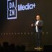DAZN Media Plus stage presentation at the 2027 Upfront event
