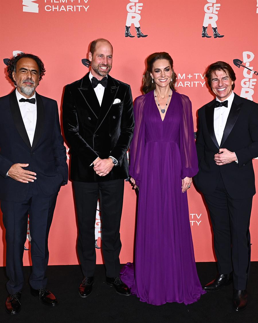 Alejandro G. Iñárritu, Prince William, Catherine Princess of Wales and Tom Cruise