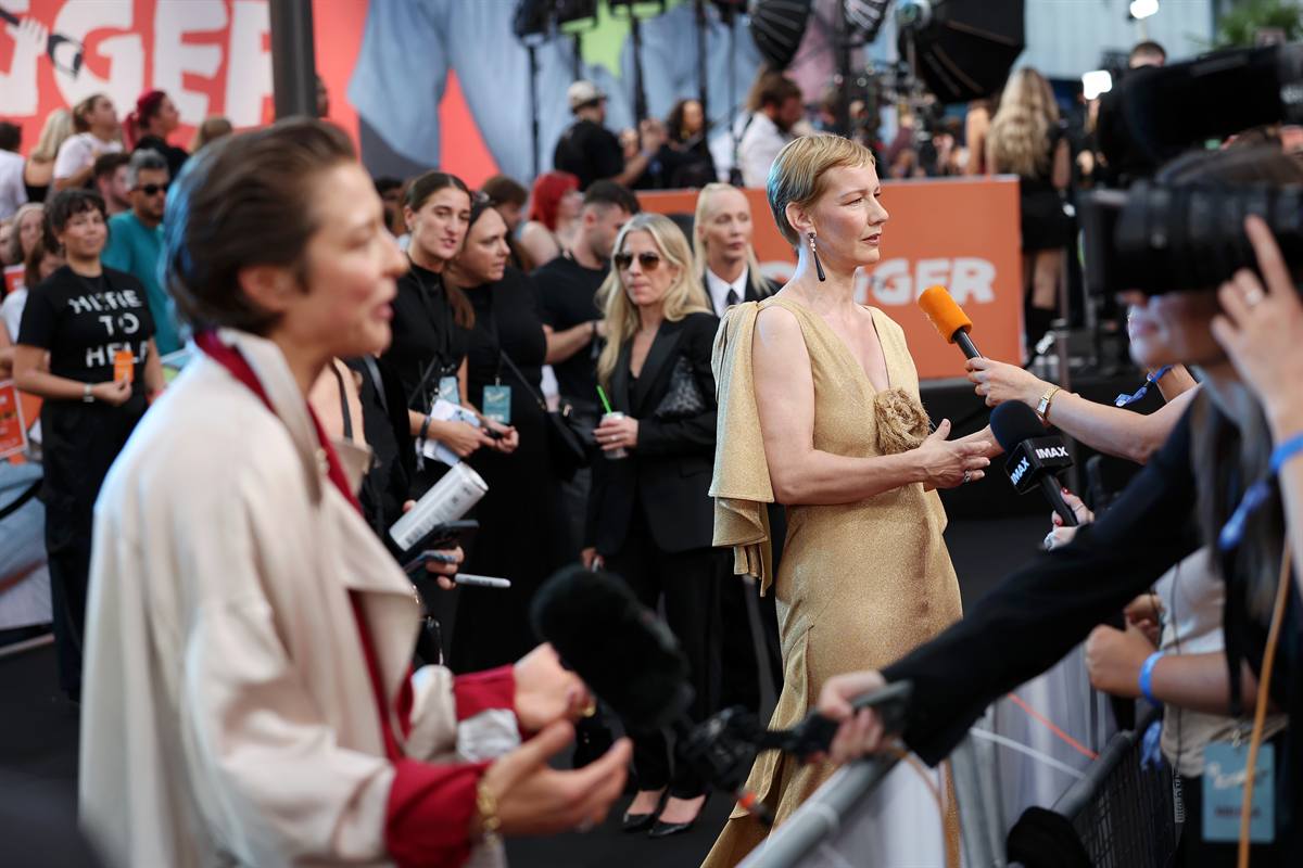 Sandra Hüller at the Digger world premiere in London