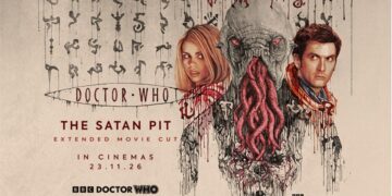David Tennant, Billie Piper and an Ood in Doctor Who The Satan Pit Extended Cut artwork