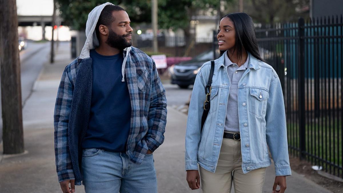 Jay Reeves and Naomi Baker in Doing Life on Netflix