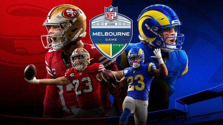 NFL Melbourne Game Rams v 49ers on ESPN and Disney Plus