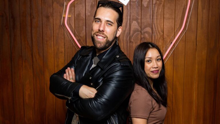 Jackson and Tamia on First Dates Australia season six