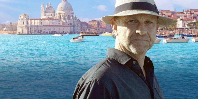 Anthony Burke in Venice for Foreign Correspondent