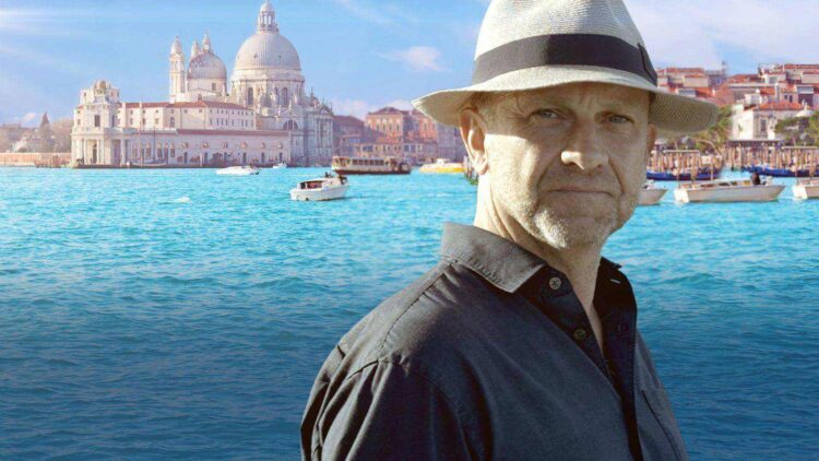 Anthony Burke in Venice for Foreign Correspondent