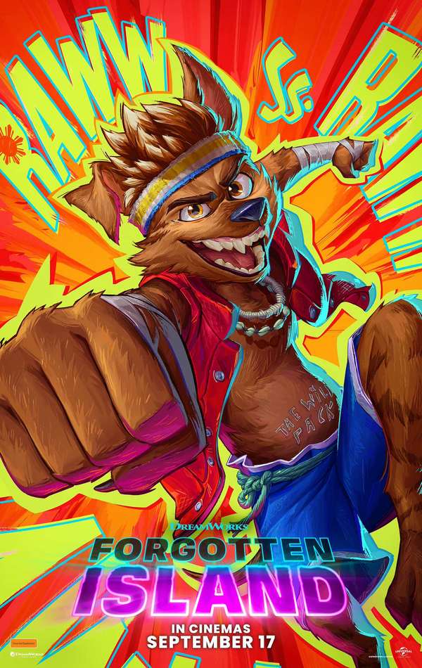 Raww character poster for Forgotten Island