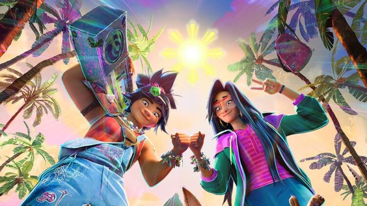 Jo and Raissa in DreamWorks Animation's Forgotten Island