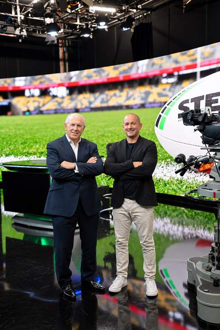 Peter O’Connell and Mark Frain at Foxtel Group