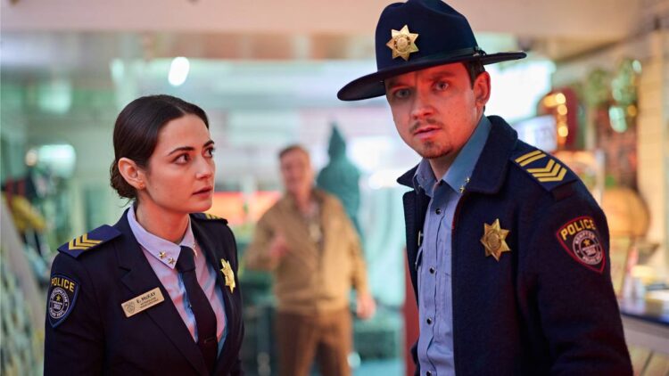 Megan Smart and Asa Butterfield in the Stan Original series Gnomes